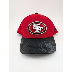 San Francisco 49ers Hat Cap Fitted Boys One Size Red Black NFL Football New Era